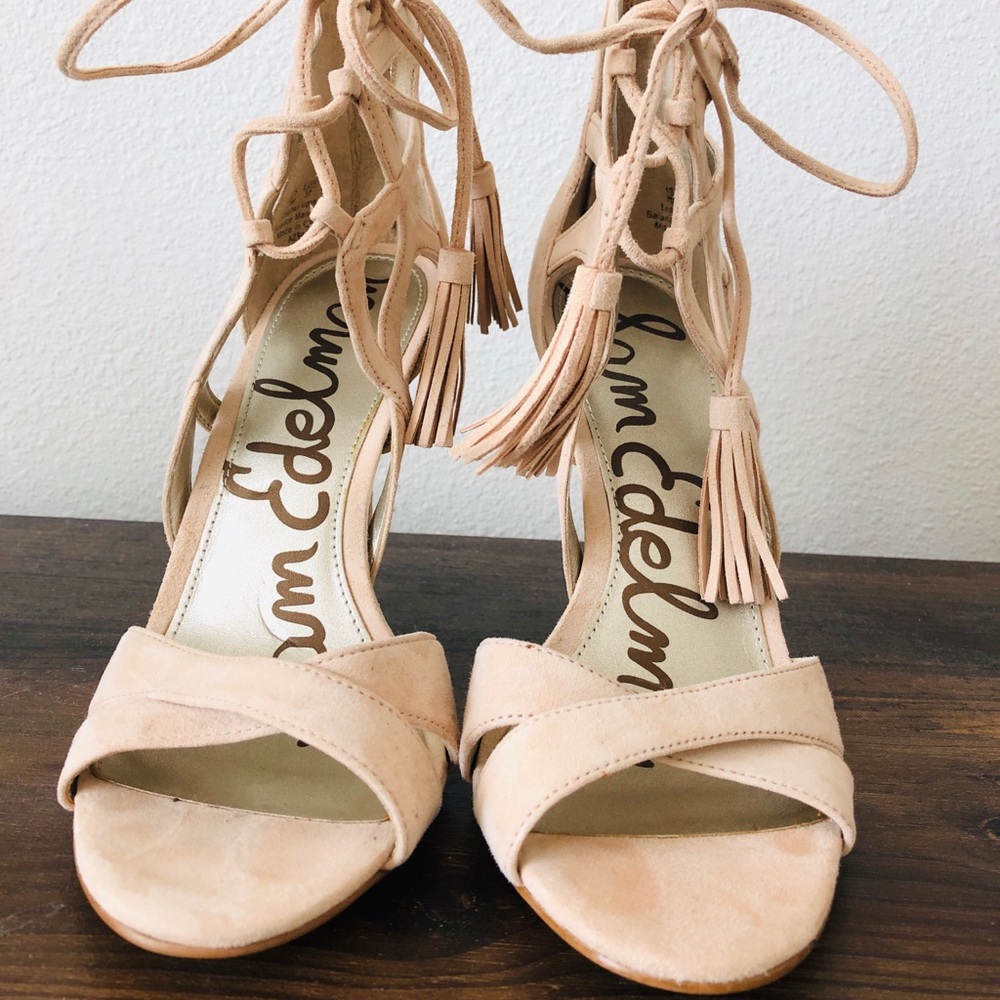 Sam Edelman Strappy Stiletto Heels - Picture 2 of 7